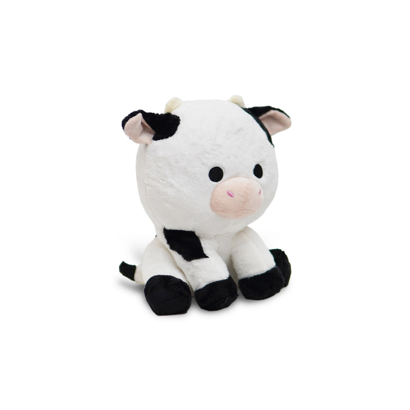Avocatt Fuzzy Sitting Cow Plush Stuffed Animal