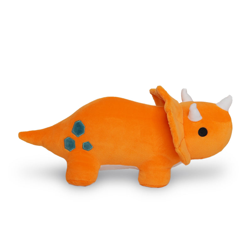 Avocatt Orange Triceratops Plushie