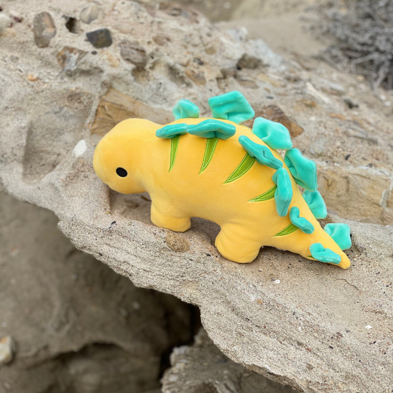 Avocatt Yellow Stegosaurus Plush Stuffed Animal