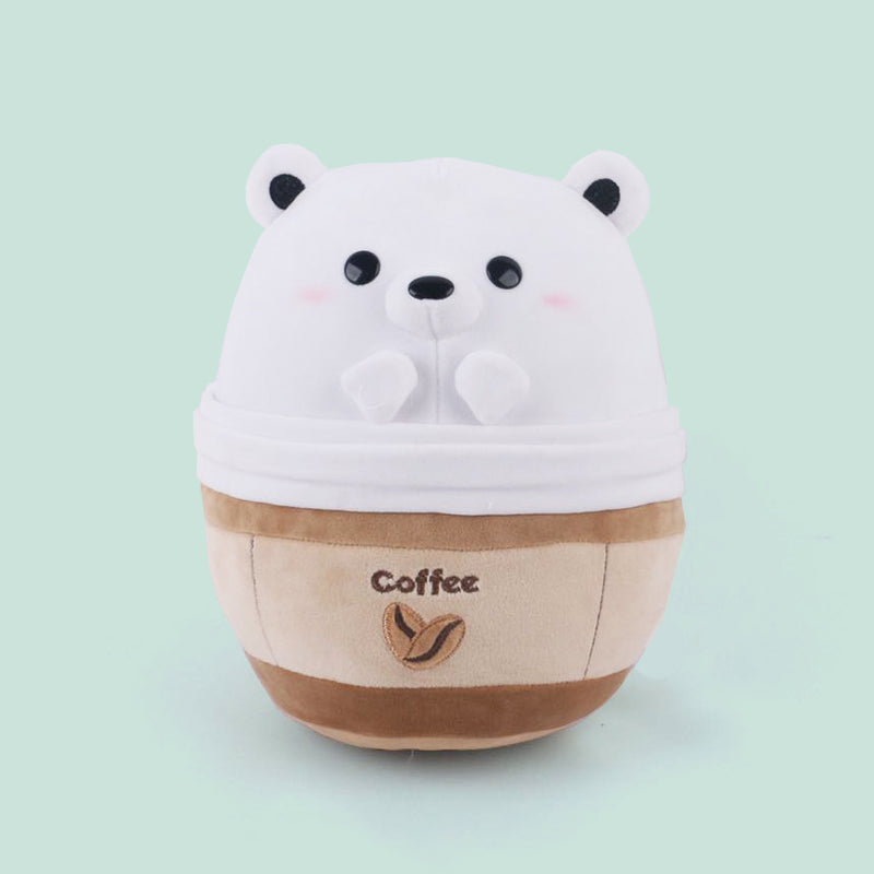 Avocatt Polar Bear Coffee Plush