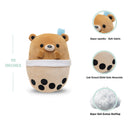 Avocatt Boba Brown Grizzly Bear Plush Stuffed Animal