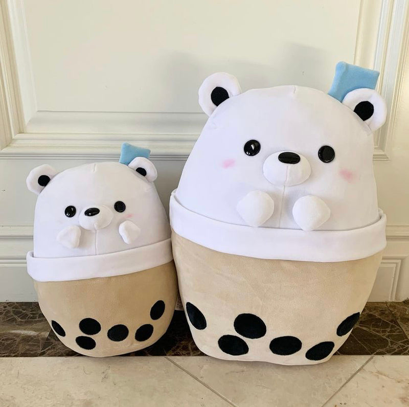 Avocatt Large Boba Polar Bear Plush Stuffed Animal
