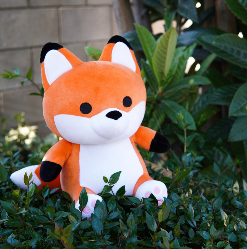 Avocatt Orange Red Fox Plush - 10 Inches Stuffed Animal Plushie - Hug and Cuddle with Squishy Soft Fabric and Stuffing - Cute