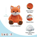Avocatt Warming Orange Red Fox Plush Stuffed Animal