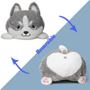 Avocatt Reversible Husky Butt Plush Stuffed Animal
