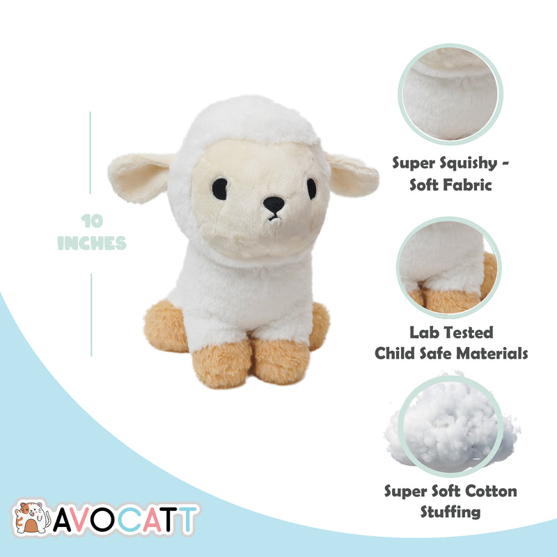 Avocatt Furry sheep Plush Stuffed Animal
