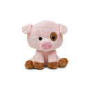 Avocatt Fuzzy Sitting Spotted Pig Plush Stuffed Animal