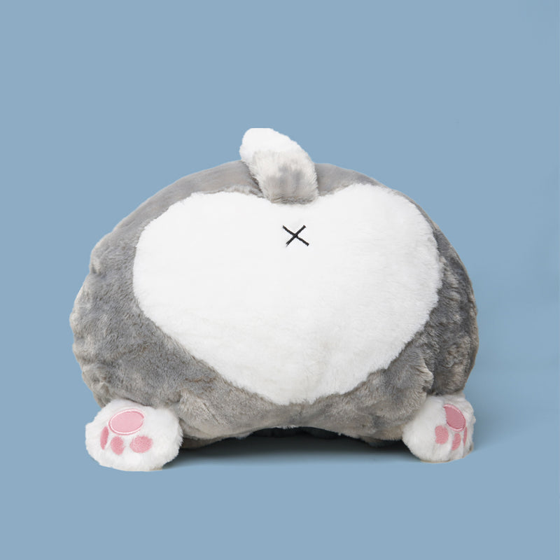 Avocatt Reversible Husky Butt Plush Stuffed Animal