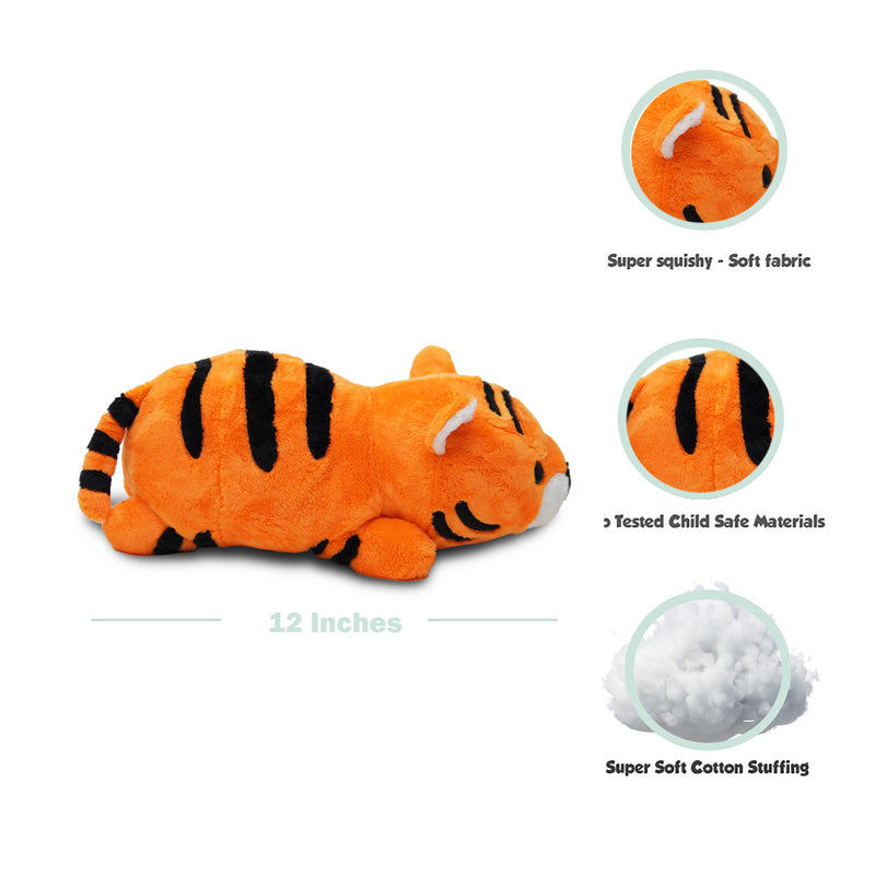 Avocatt Fluffy Orange Tiger Plush Stuffed Animal