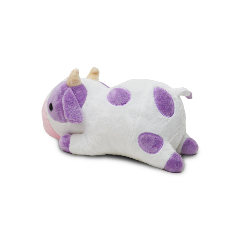 Avocatt Fluffy Purple Cow Plush Stuffed Animal