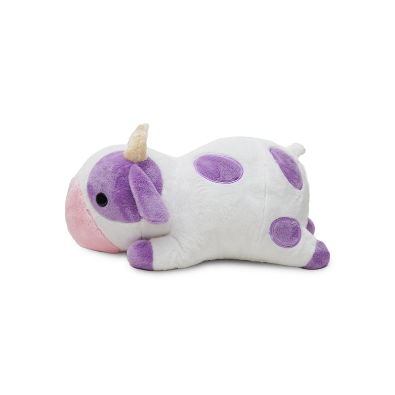 Avocatt Fluffy Purple Cow Plush Stuffed Animal
